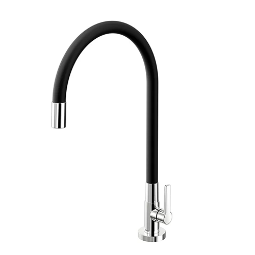 Torneira para Cozinha Docol de Bancada Mesa Galiflex Preto e
