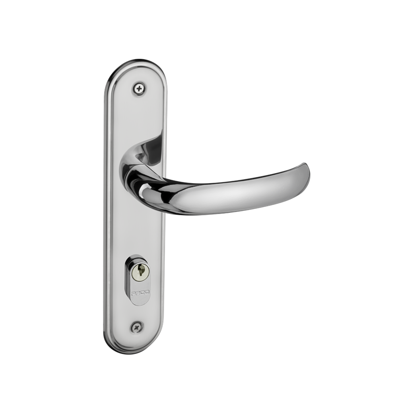 Fechadura de Porta Madeira Externa Pado Concept 40mm Cromada