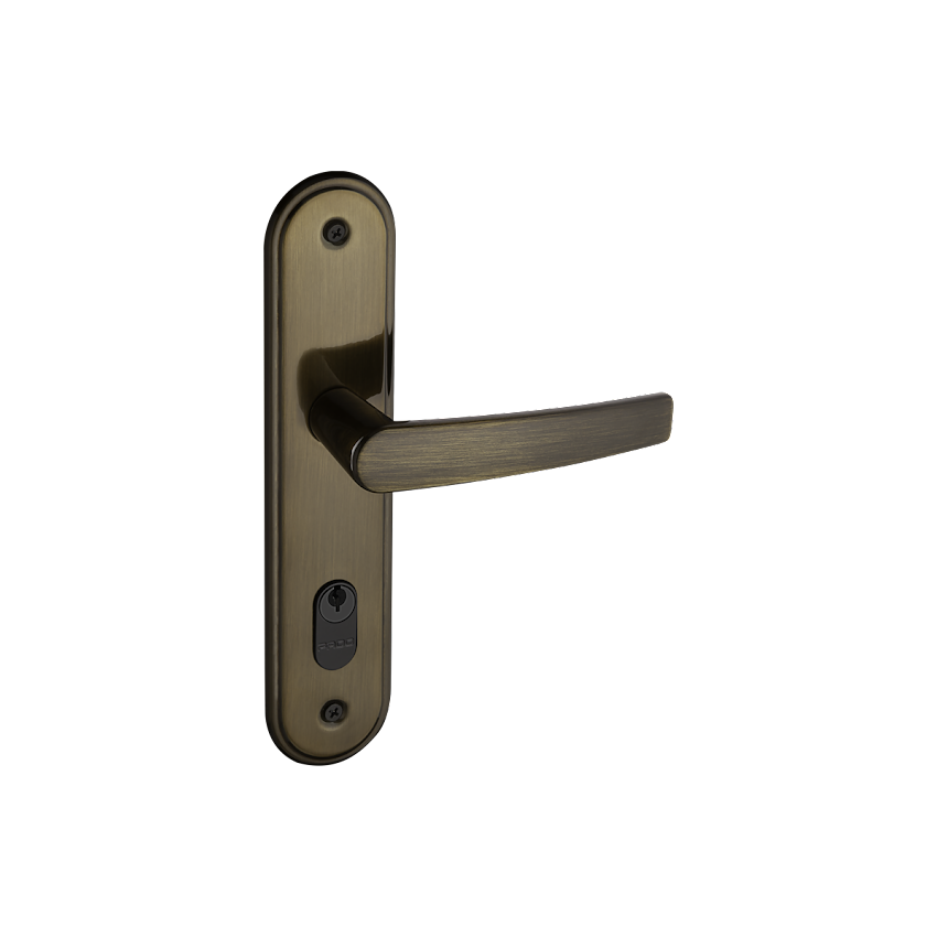 Fechadura de Porta Madeira Externa Pado Concept 40mm BX Espelho ZM