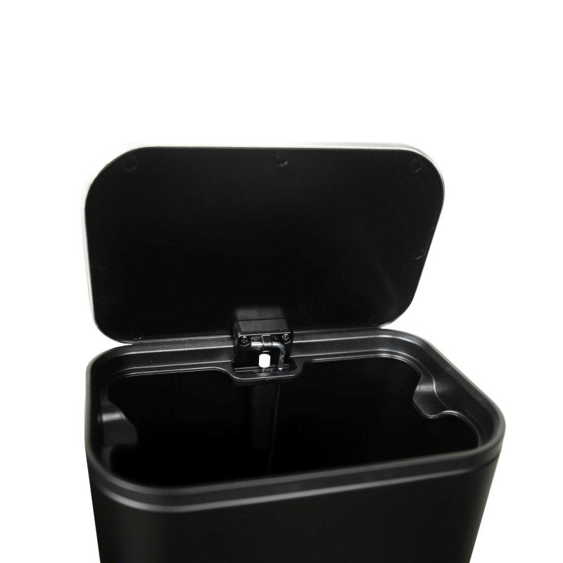 その他 LEPLUS LP-GS9PFGF BLACK Lixeira para Banheiro e Cozinha Preta Fosca Ghelplus 5L com Pedal