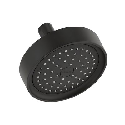 Chuveiro Kohler Purist redondo em preto fosco
