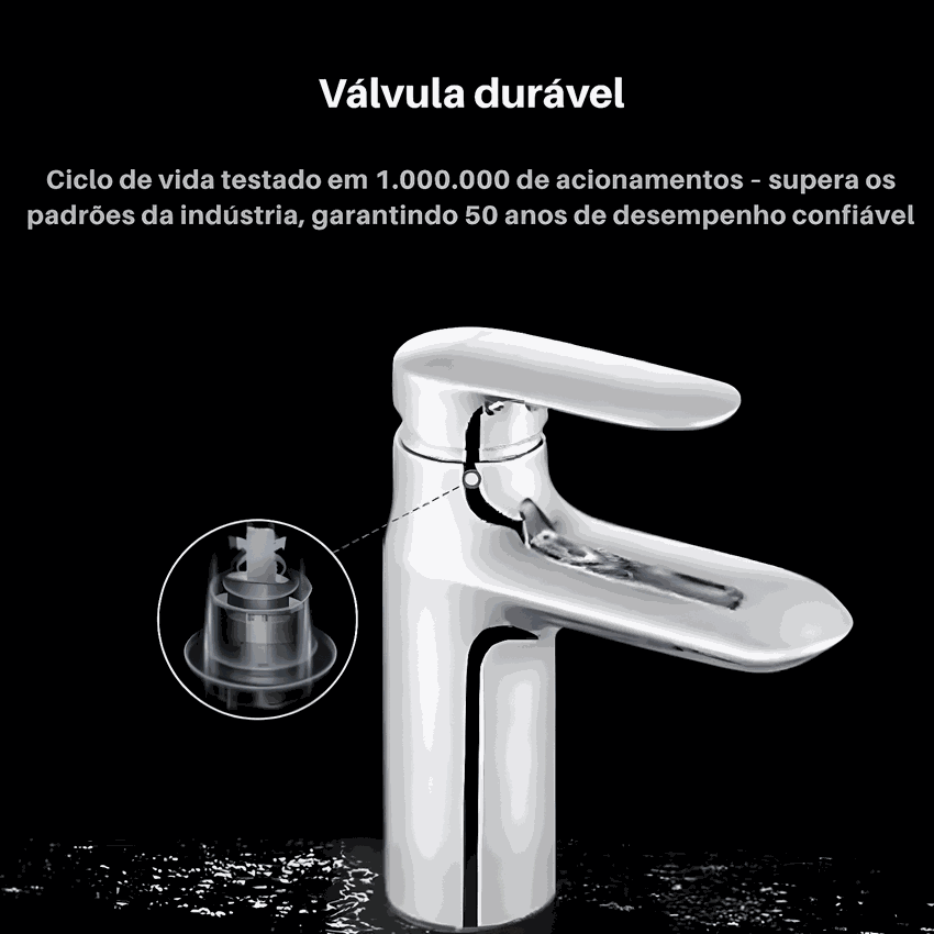 Torneira Moncomando Kumin Lavatorio Bica Baixa Cromado Kohler