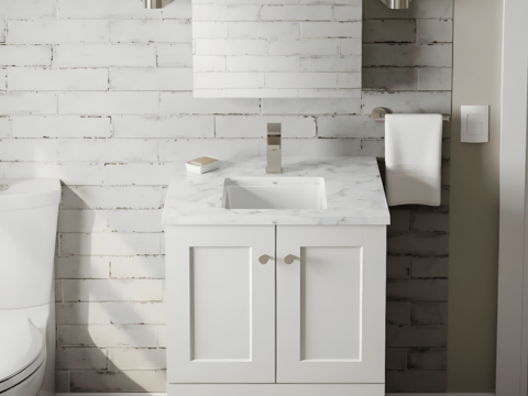 Cuba para Banheiro Kohler Vox Petit 40x40 Branca | Casanova
