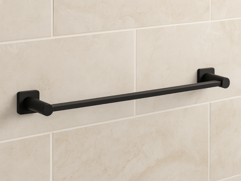 Porta Toalha 457mm Parallel Kohler Black Matte 23524BR BL seo2