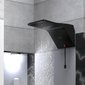 ducha ducali eletronica com led zagonel preto ligado com vapor no banheiro