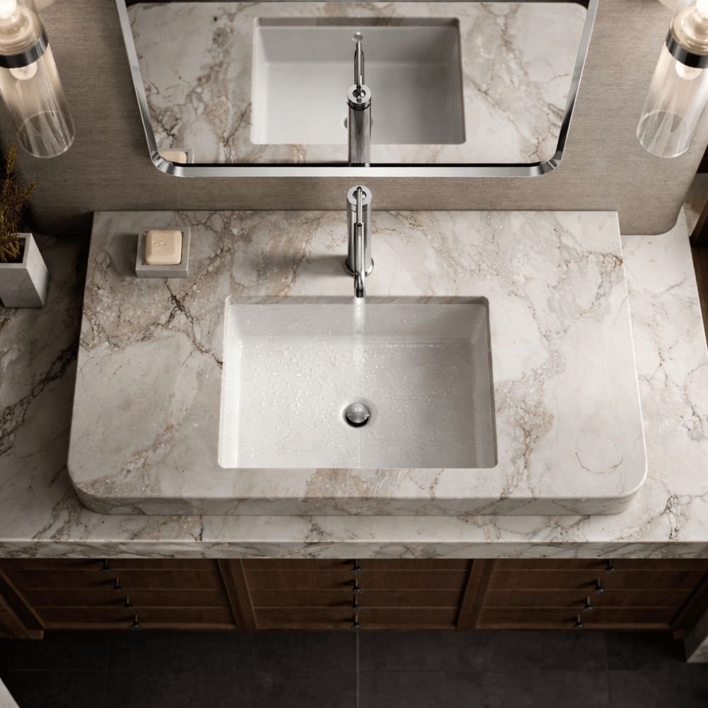 Misturador monocomando bancada Kohler Purist bica alta