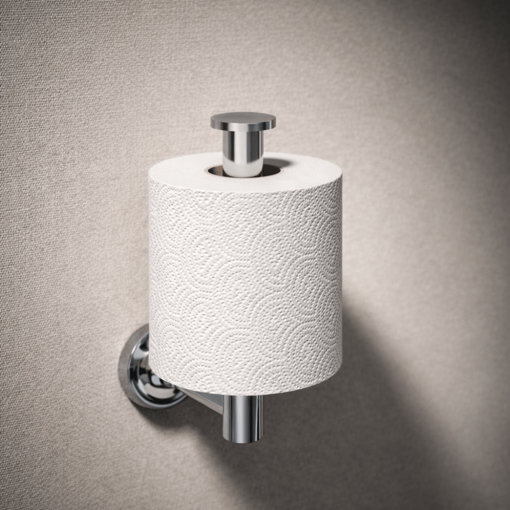 Papeleira Kohler vertical Purist cromado