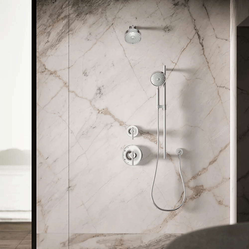 Liga&ccedil;&atilde;o flex&iacute;vel met&aacute;lico para ducha manual Kohler cromado