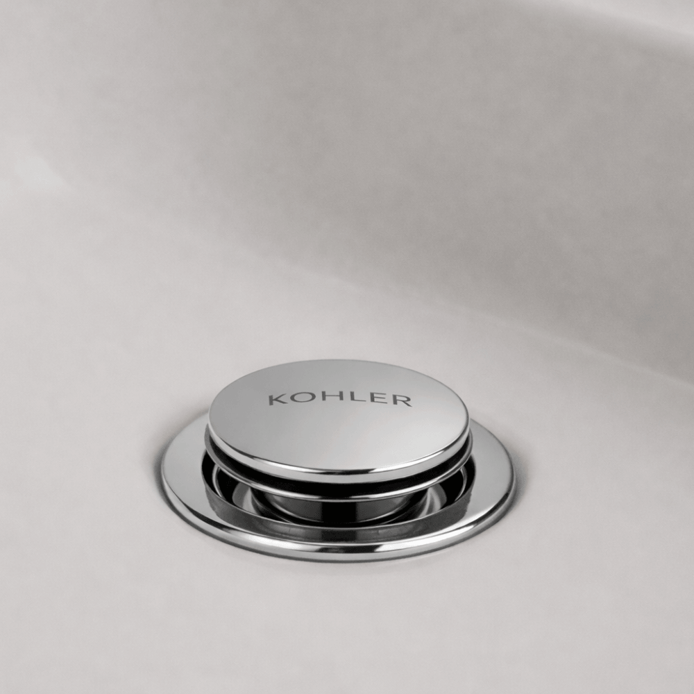 V&aacute;lvula de escoamento Kohler click sem ladr&atilde;o G7/8